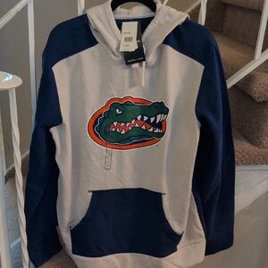 Fanatics NCAA Florida Gators Blue and White Hoodie In Large NWT
